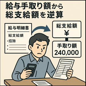 給与手取り逆算ツール